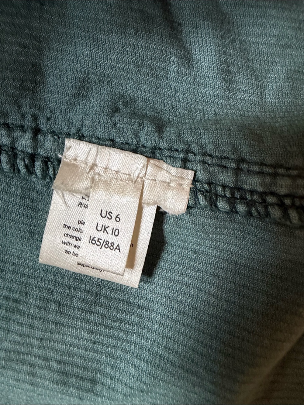 Pilcro Forest Green Corduroy Button-Front Shirt Dress with Belt size 6 - Picture 4 of 6